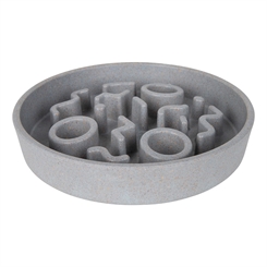 BAMBOO Cat Slow Feeder Ø 13,5cm Ice Blue - mad skål - District70 